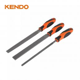 *KENDO 85117 ตะไบ 3 ตัวชุด 200mm/8นิ้ว*