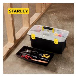 STANLEY #92-120 กล่องเครื่องมือสีดำ - เหลือง ขนาด 19 นิ้ว