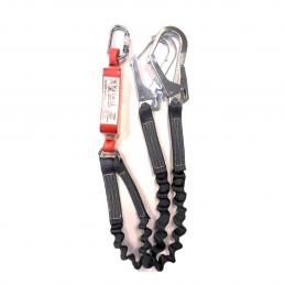 SKI - สกี จำหน่ายสินค้าหลากหลาย และคุณภาพดี | 3M 70007911814 Protecta Sanchoc 1260321 เชือกนิรภัยพร้อมตัวดูดซับแรงกระชากแบบสายคล้อง 2 สาย ความยาว 1.55 เมตร