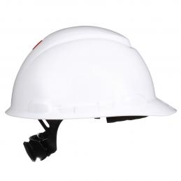 3M 7100239982 SecureFit หมวกนิรภัย H-701SFR-UV, สีขาว, รองในลดแรงกดแบบปรับหมุน 4 จุด, มี Uvicator (ขายครั้งล่ะ 20 ใบ)