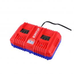 EMTOP EFCR20403 แท่นชาร์จแบตเตอรี่ลิเธียมไอออน 2 พอร์ต 21V 4.0Ah