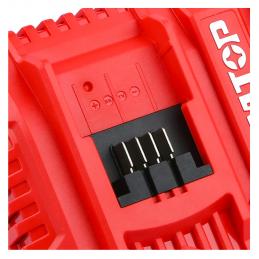 EMTOP EFCR20403 แท่นชาร์จแบตเตอรี่ลิเธียมไอออน 2 พอร์ต 21V 4.0Ah
