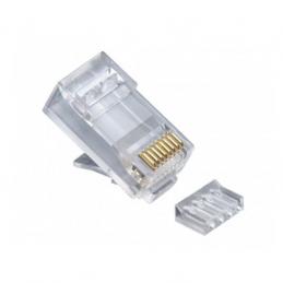LINK US-1002 หัวตัวผู้ CAT6สีใส บรรจุแพ็คล่ะ 10 ตัว