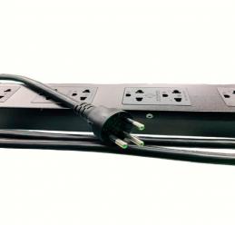 LINK G7-00012B รางปลั๊กไฟ 12 ช่อง 3เมตร สีดำ