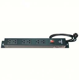 LINK G7-00006B รางปลั๊กไฟ 6 ช่อง 3เมตร สีดำ