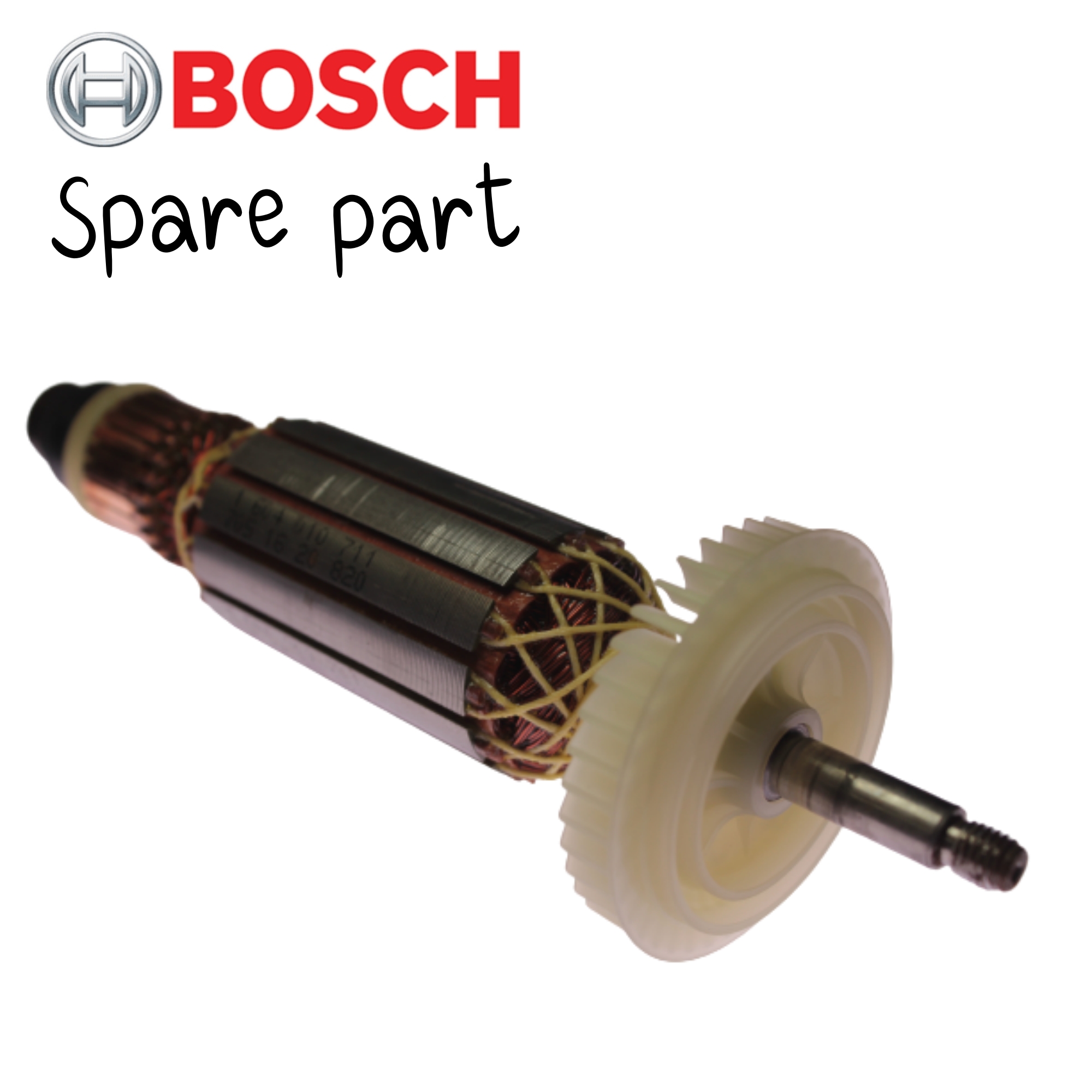 BOSCH 1607000V35 Armature With Fan 230V ทุ่น GWS15-125CL