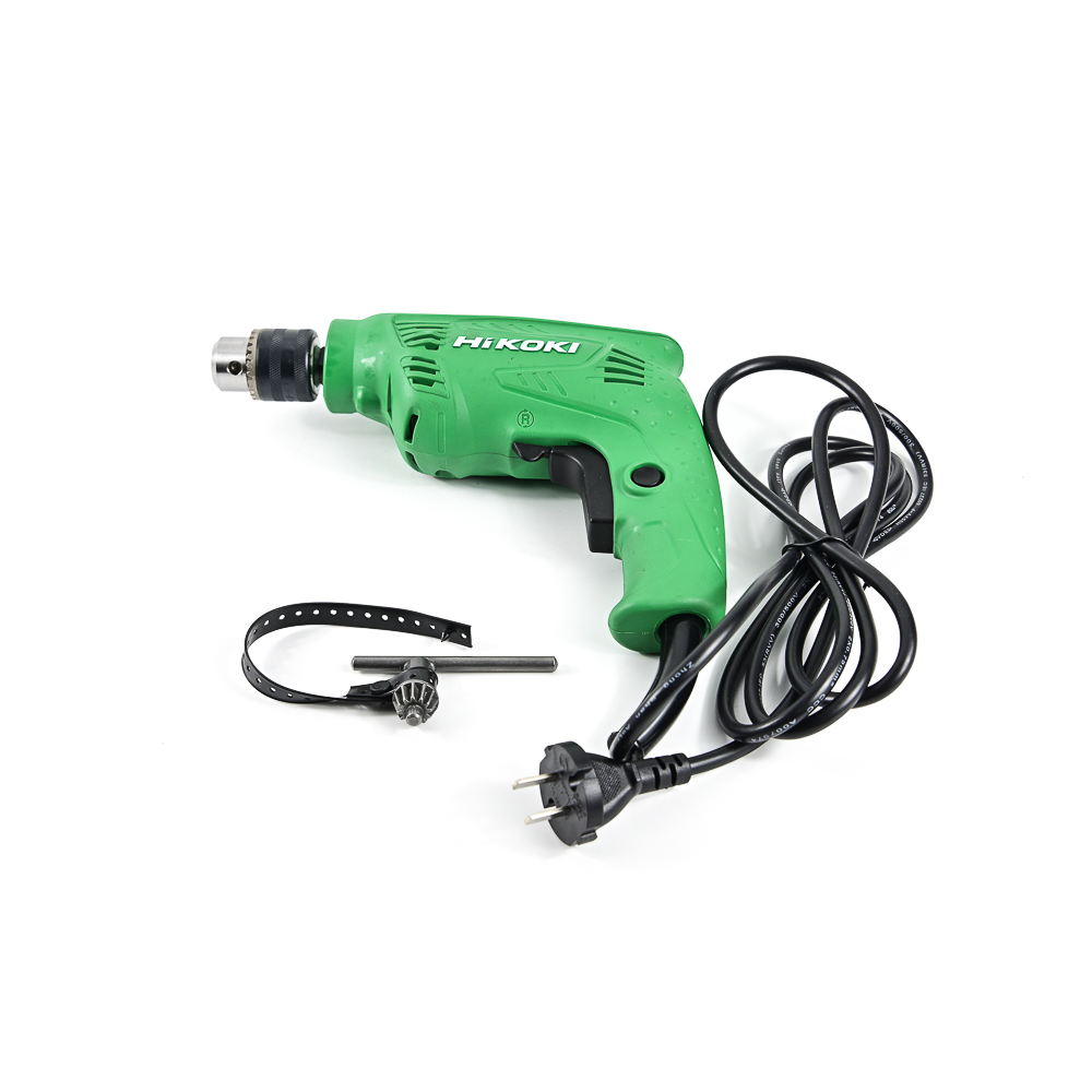 HIKOKI (HITACHI) D10VST สว่านไฟฟ้า 10 มม. หมุน ซ้าย/ขวา ได้ 450W 10 ลัง (ราคาต่อเครื่อง,1 ลัง มี 10 เครื่อง)