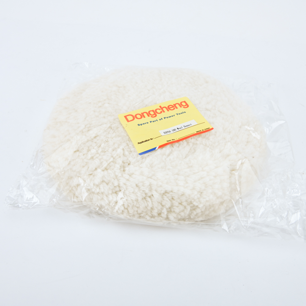 Dongcheng(DCดีจริง) 30050900012 Wool Polishing Wheel (Self-Adhesive) ขนแกะ DSP02-180, DSP04-180