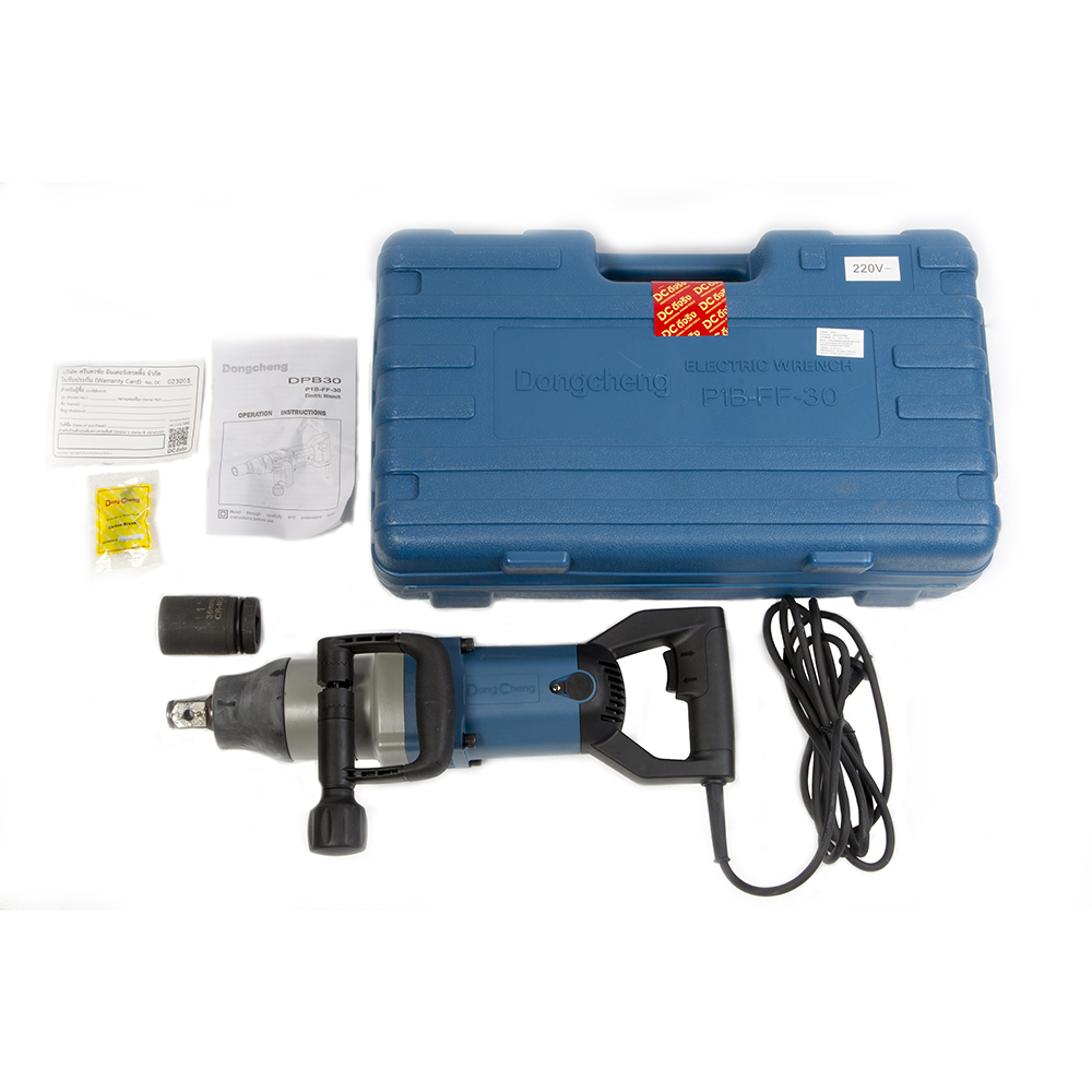 Dongcheng(DCดีจริง) DPB30 เครื่องยิงบ๊อกไฟฟ้า 1 นิ้ว 1050W 900N.m (แถมลูกบล็อก NO.36)