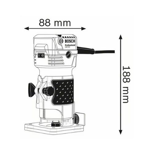 BOSCH GKF550 เครื่องเซาะร่อง 550W 06016A00K0
