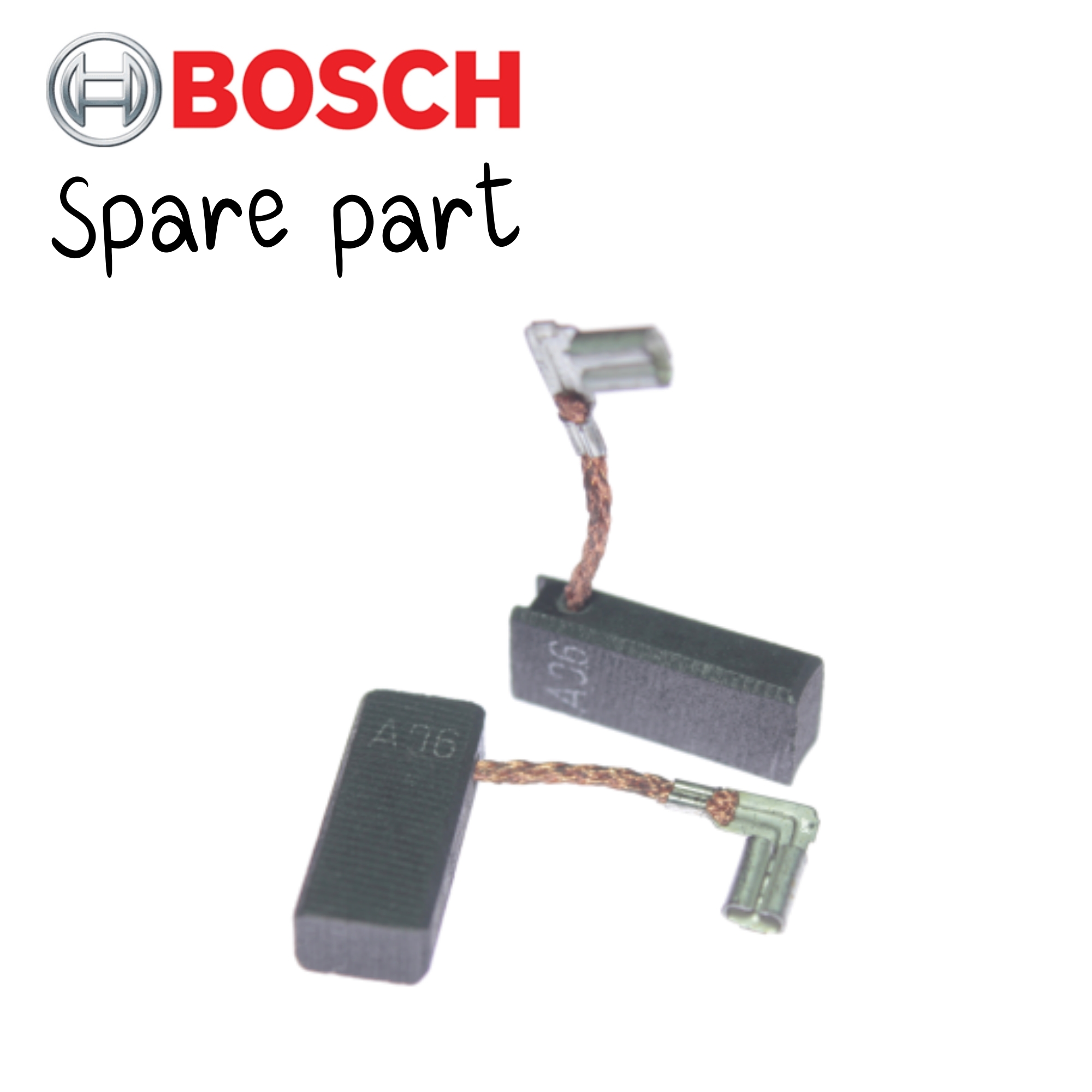BOSCH 1617000525 #811 แปรงถ่าน GBH2-22E, 2-22RE, 2-23E, 2-23RE, 2-26E, 2-26DE, 2-26DFR, 2-28D, 2-28DFV, 3-28DFR, 2-26DRE, GBH2-23REA