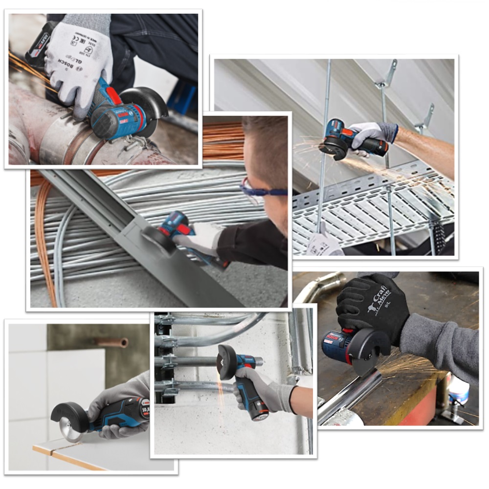 BOSCH GWS12V-76 (SOLO) เครื่องตัดไร้สาย 12 โวลต์ (06019F2000)