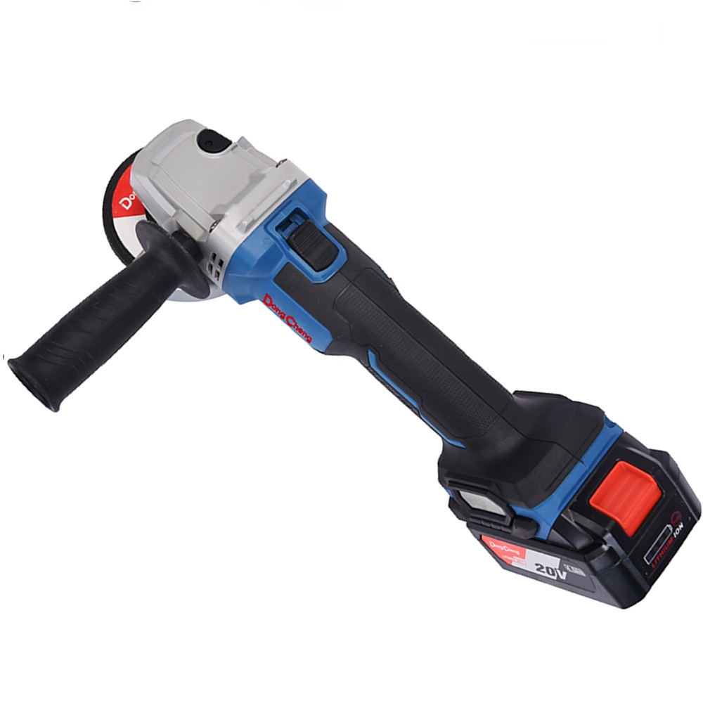 Dongcheng(DCดีจริง) DCSM03-100(TYPE EM) เครื่องเจียรไร้สาย 20V ไร้แปรงถ่าน 4 นิ้ว แบต 4.0Ahx2 ก้อน + แท่นชาร์จ 1 ก้อน