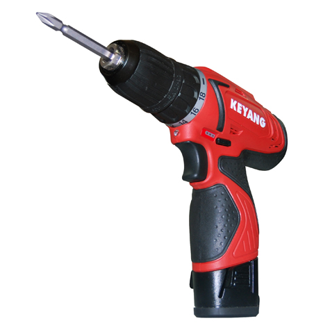 SKI - สกี จำหน่ายสินค้าหลากหลาย และคุณภาพดี | KEYANG DD-1202L-2 สว่านไขควงไร้สาย 10.8V. หัวจับ 10mm. แบตเตอรี่ 2.0Ah 2 ก้อน แท่นชาร์ต 1 อัน