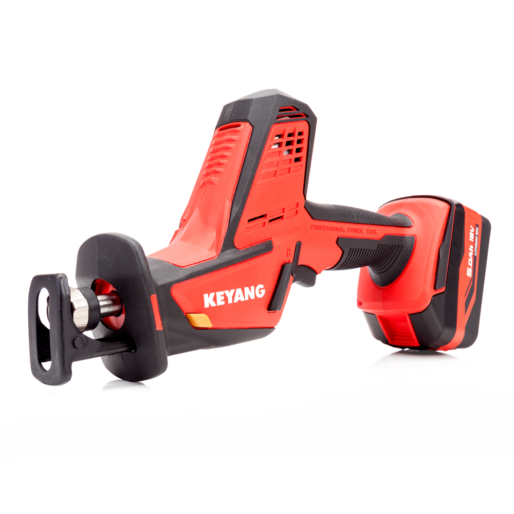 SKI - สกี จำหน่ายสินค้าหลากหลาย และคุณภาพดี | KEYANG RS18L-O เลื่อยอเนกประสงค์ไร้สาย 18V. แบตเตอรี่ 5.0 Ah 2 ก้อน แท่นชาร์ต 1 อัน