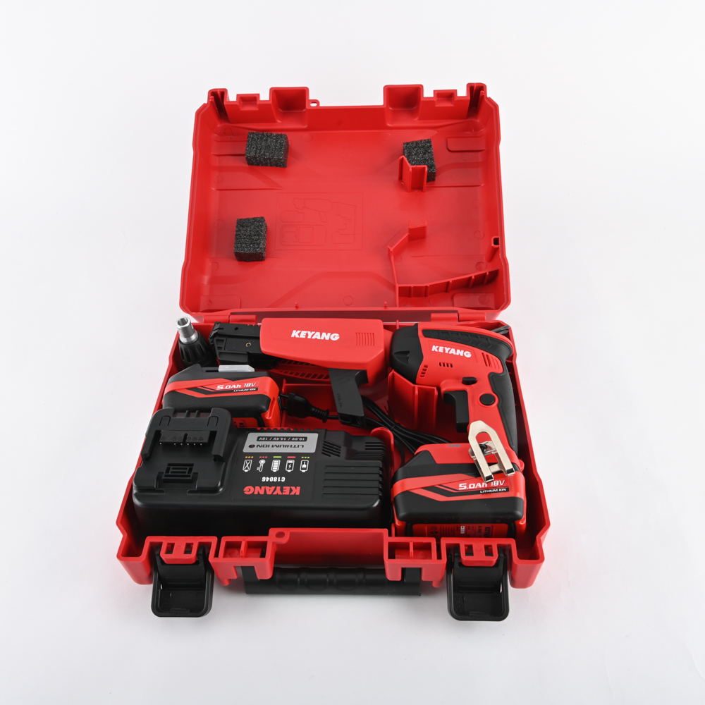 KEYANG ASD-1800L  เครื่องยิงตะปูผนัง 18V. แบตเตอรี่ 5.0 Ah 2 ก้อน แท่นชาร์ต 1 อัน