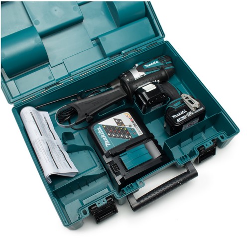 MAKITA DHP458RFE สว่านกระแทกไร้สาย 13mm. 18v. 3.0Ah