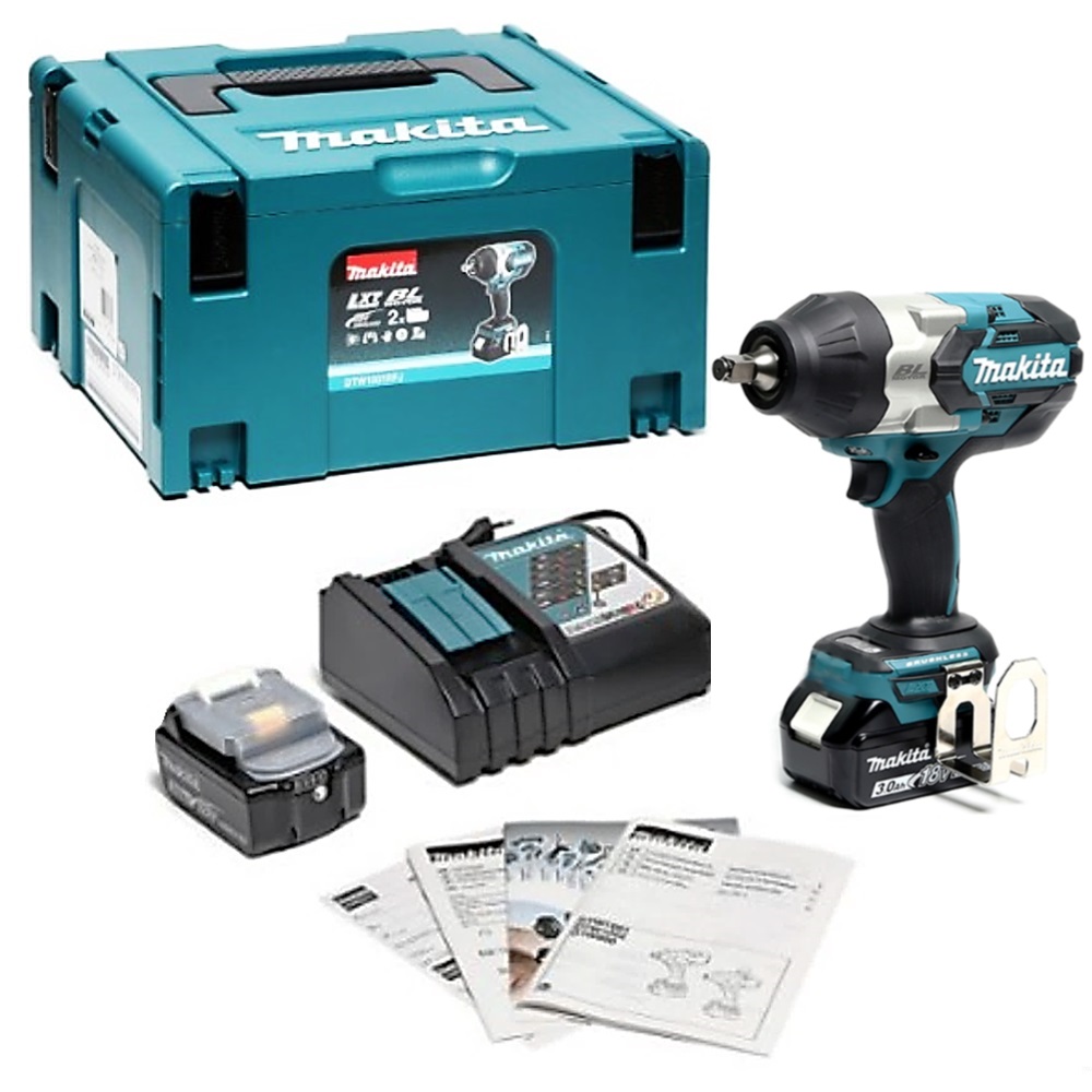 SKI - สกี จำหน่ายสินค้าหลากหลาย และคุณภาพดี | MAKITA DTW1002RFJ บล๊อกไร้สาย 1/2นิ้ว 18V 3.0AH (MJ)