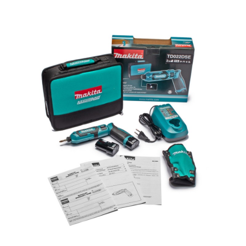 SKI - สกี จำหน่ายสินค้าหลากหลาย และคุณภาพดี | MAKITA TD022DSE ไขควงกระแทกไร้สาย 7.2V แบต2ก้อน แบตเตอรี่แท้ โวลต์แท้ พร้อมแท่นชาร์จ
