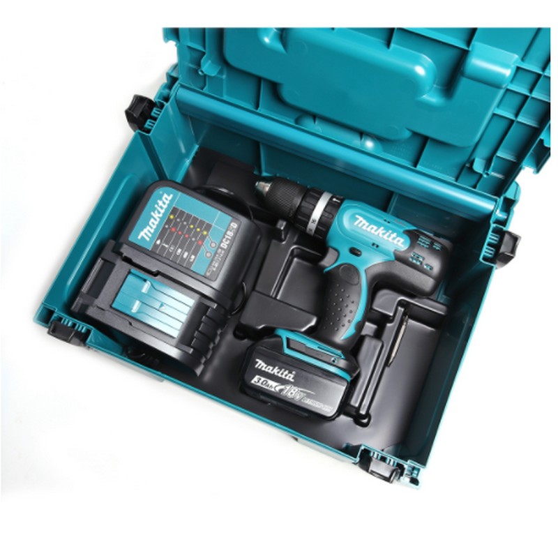MAKITA DHP453SF1J สว่านไร้สายกระแทก(แบต+MAKPAC)