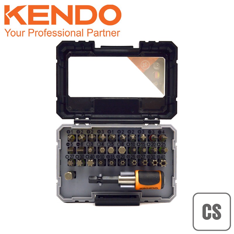 KENDO 32203235 ดอกไขควง ชุด 32 ตัวชุด หัวแม่เหล็ก