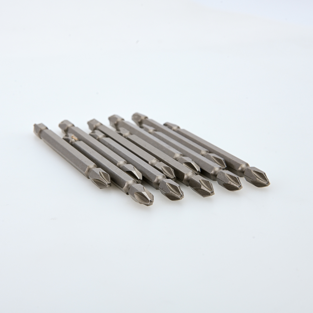 Dongcheng(DCดีจริง) 30470900003 ดอกไขควงลมสีดำ ++ #2x100mm. Double Head Phillips screwdriver bit