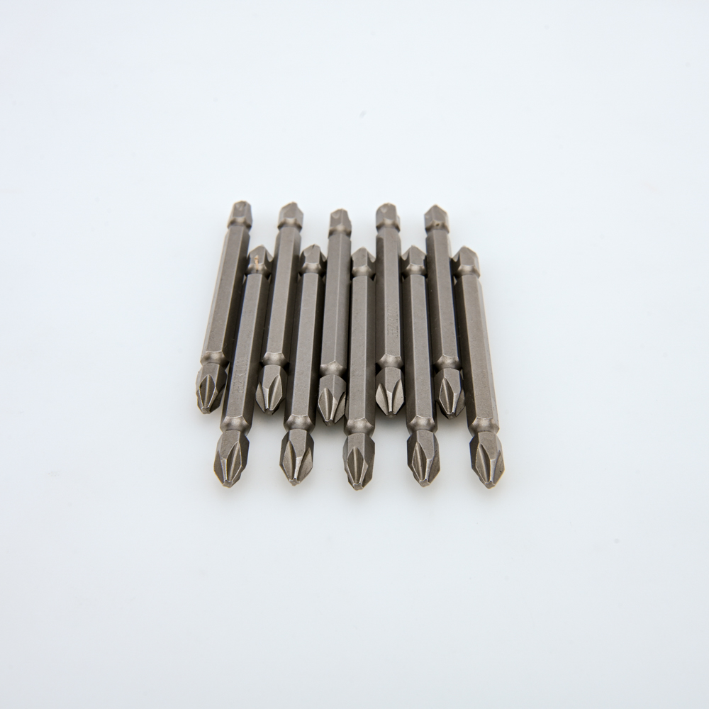 Dongcheng(DCดีจริง) 30470900003 ดอกไขควงลมสีดำ ++ #2x100mm. Double Head Phillips screwdriver bit