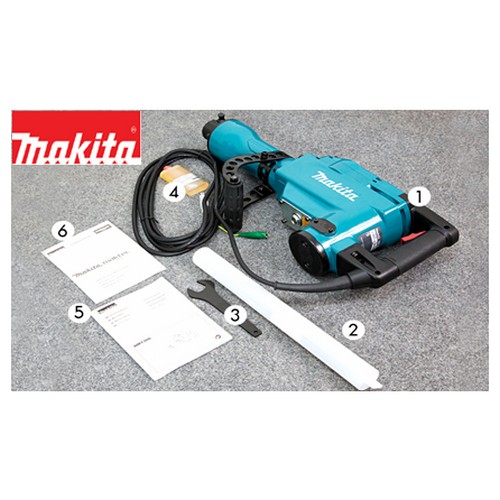 MAKITA HM1306 เครื่องสกัดคอนกรีตไฟฟ้า 15.1กก. 30มิล ระบบ HEX 1510W (MJ)