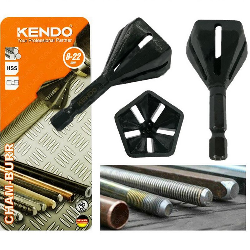 KENDO 12116012 ดอกลบมุม 8-22 mm