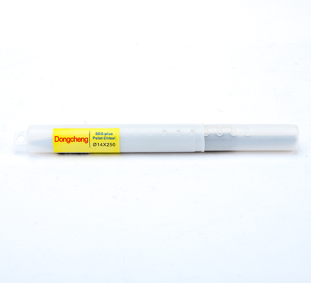 Dongcheng(DCดีจริง) 30470300009 ดอกสกัดปลายแหลม 14x250 SDS-plus Point Chisel