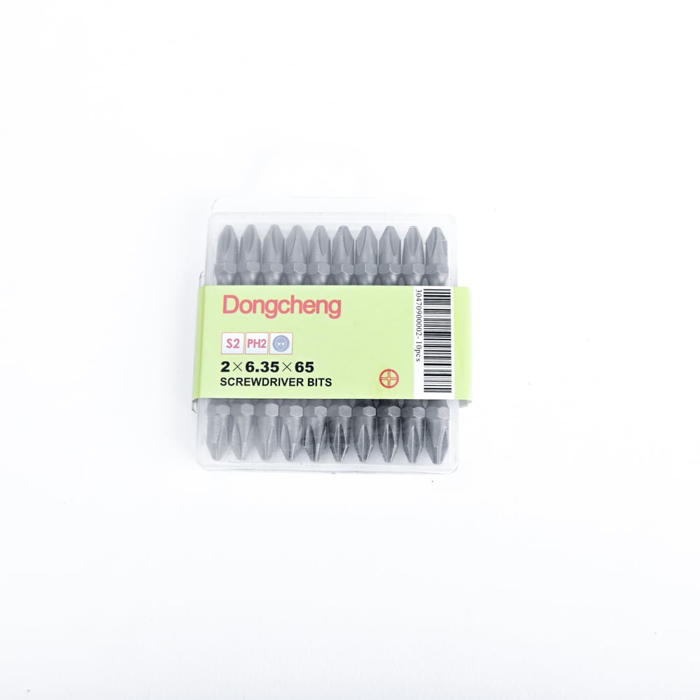 SKI - สกี จำหน่ายสินค้าหลากหลาย และคุณภาพดี | Dongcheng(DCดีจริง) 30470900002 ดอกไขควงลมสีดำ ++ #2x65mm. Double Head Phillips screwdriver bit