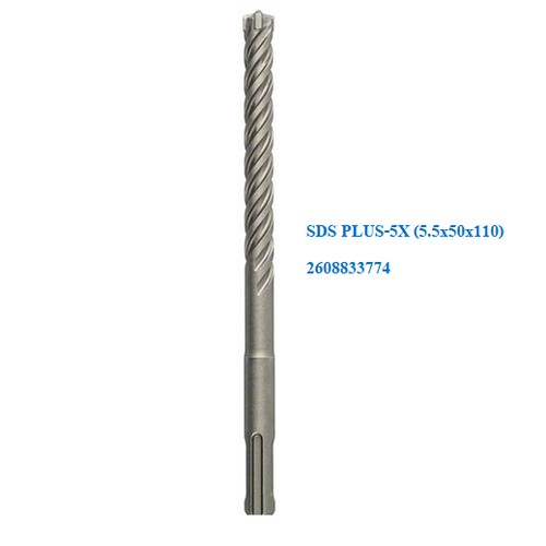 BOSCH ดอกโรตารี่ SDS PLUS-5X (5.5x50x110) #2608833774