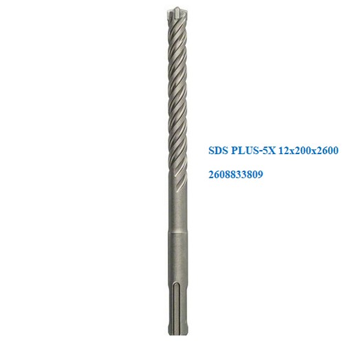 SKI - สกี จำหน่ายสินค้าหลากหลาย และคุณภาพดี | BOSCH ดอกโรตารี่ SDS PLUS-5X 12x200x260 #2608833809