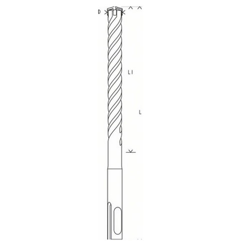 SKI - สกี จำหน่ายสินค้าหลากหลาย และคุณภาพดี | BOSCH ดอกโรตารี่ SDS PLUS-5X 14x150x210 #2608833817