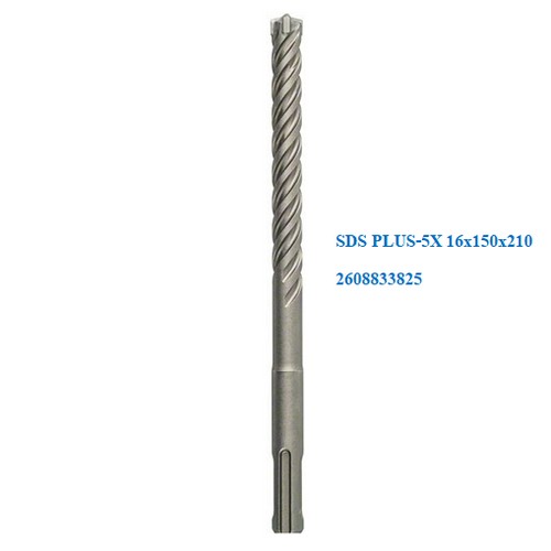 BOSCH ดอกโรตารี่ SDS PLUS-5X 16x150x210 #2608833825