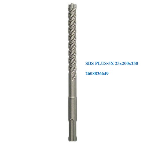 BOSCH ดอกโรตารี่ SDS PLUS-5X 25x200x250 #2608836649