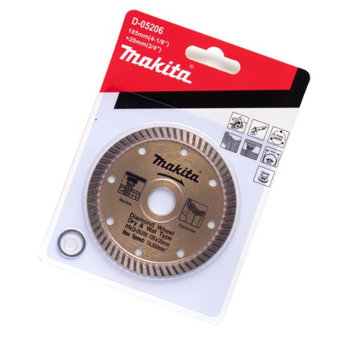 SKI - สกี จำหน่ายสินค้าหลากหลาย และคุณภาพดี | MAKITA ใบเพชรตัดแห้ง 4นิ้วก้างปลา D-05206