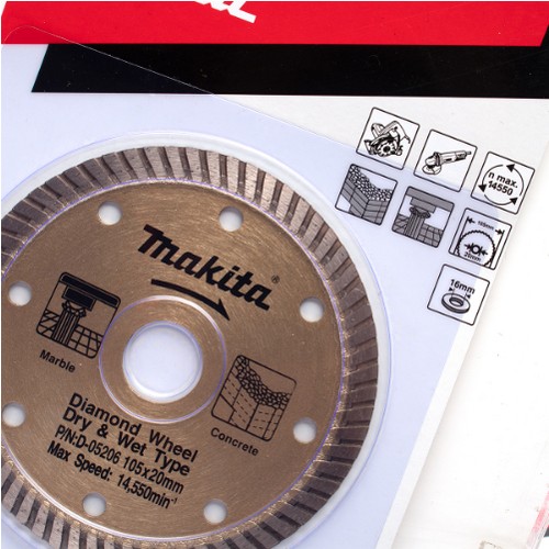MAKITA ใบเพชรตัดแห้ง 4นิ้วก้างปลา D-05206