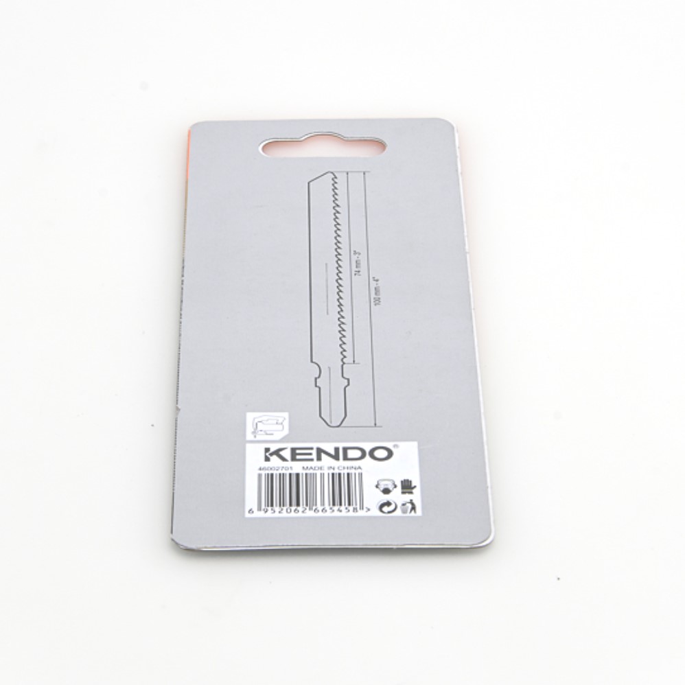 KENDO 46002701 ใบเลื่อยจิ๊กซอตัดไม้และเหล็ก T101BF (3 ชิ้น/แพ็ค)