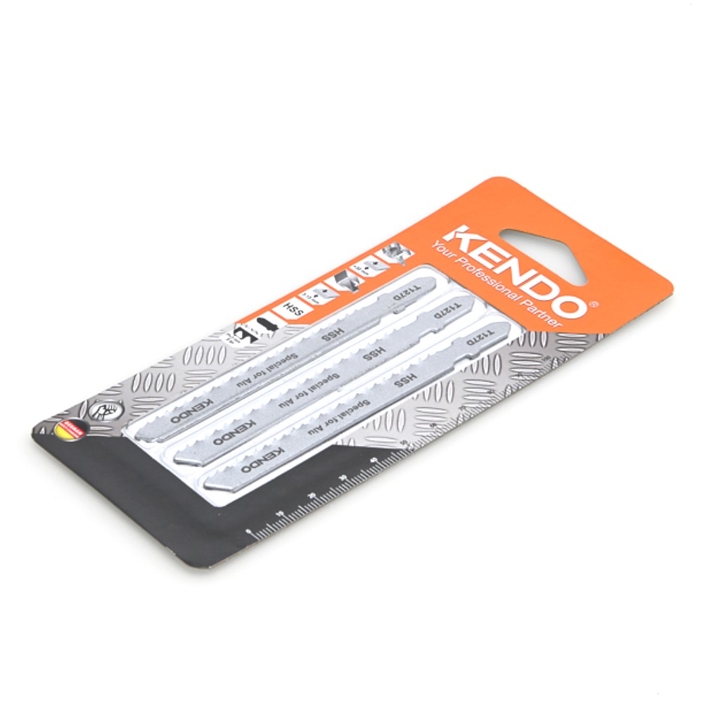 KENDO 46004301 ใบเลื่อยจิ๊กซอตัดอลูมิเนียม T127D (3 ชิ้น/แพ็ค)