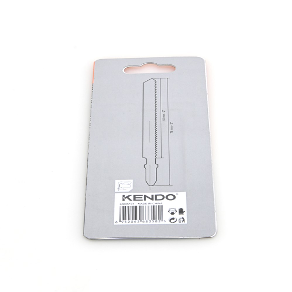 KENDO 46005101 ใบเลื่อยจิ๊กซอตัดเหล็ก T118A (3 ชิ้น/แพ็ค)