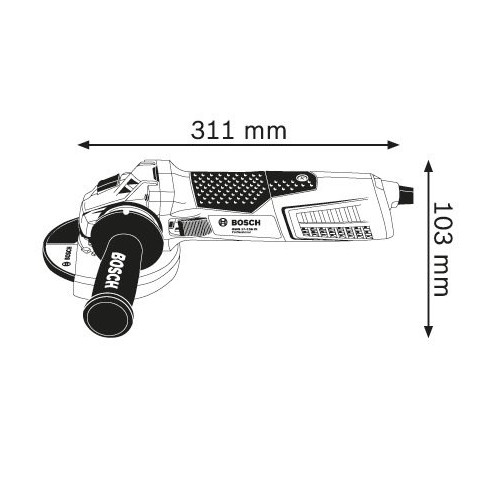 BOSCH GWS19-125 CIE เครื่องเจียร 5นิ้ว 1900W  #060179P002