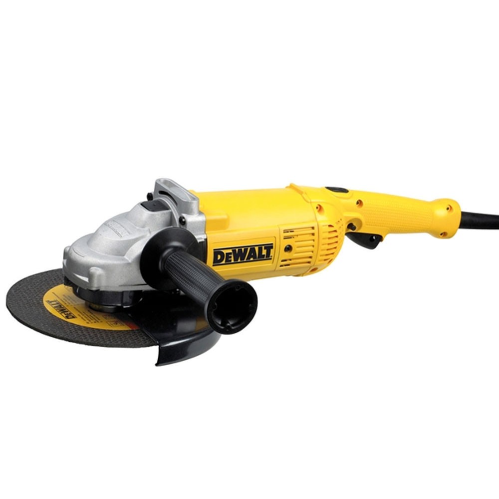 DEWALT D28414 เครื่องเจียร 9นิ้ว 2200w งานหนัก สวิทซ์แบบบีบ-กด