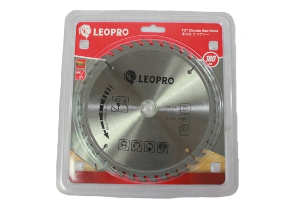 LEOPRO 622005 LP03016 ใบเลื่อยวงเดือน 7นิ้ว×40T 180mm×22.2/20/16mm + 40T (1 ใบ/แพ็ค)