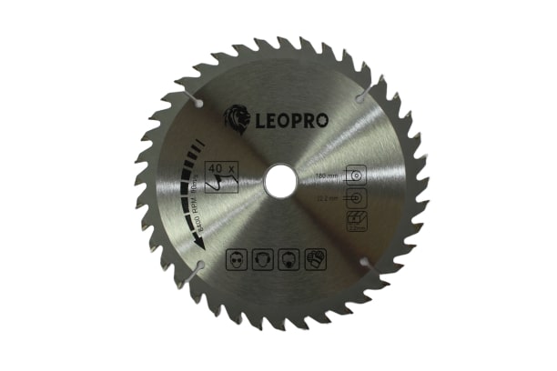 LEOPRO 622005 LP03016 ใบเลื่อยวงเดือน 7นิ้ว×40T 180mm×22.2/20/16mm + 40T (1 ใบ/แพ็ค)
