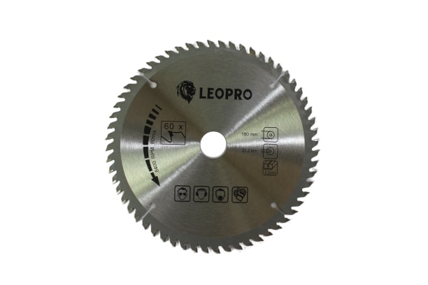 LEOPRO 622006 LP03012 ใบเลื่อยวงเดือน 7นิ้ว×60T 180mm×25.4/20/16mm + 60T (1 ใบ/แพ็ค)