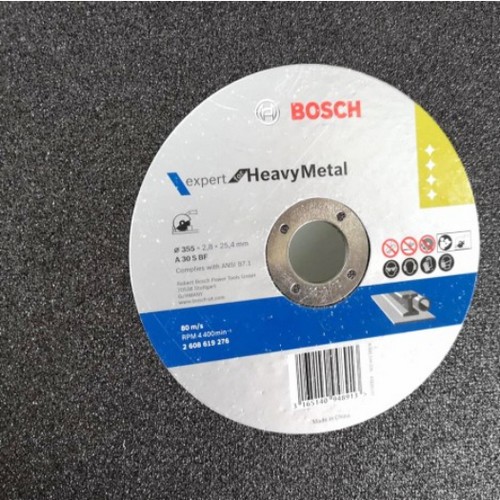 BOSCH แผ่นตัดสแตนเลส 14นิ้ว #2608619276 2.8mm. (ขายขั้นต่ำ 25 ใบ)