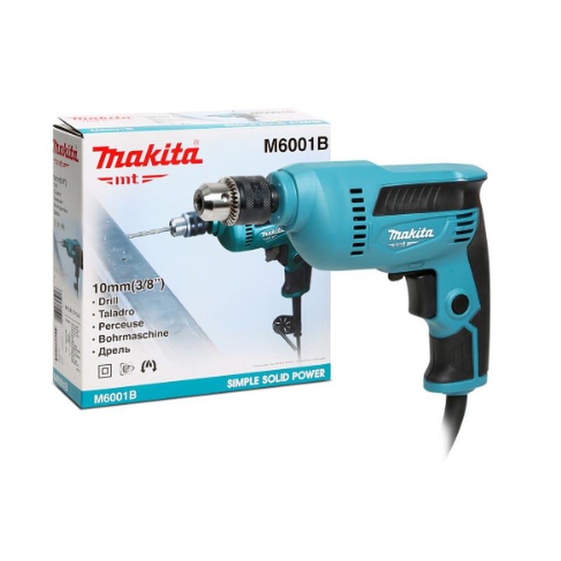 SKI - สกี จำหน่ายสินค้าหลากหลาย และคุณภาพดี | MAKITA M6001B สว่านปรับรอบซ้าย-ขวา3/8นิ้ว 450W (TH) (8เครื่อง/ลัง)