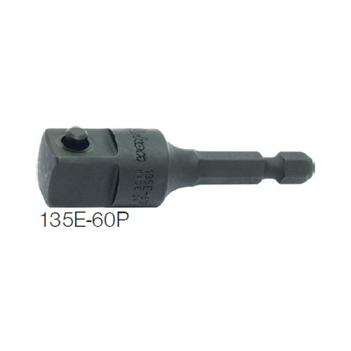 SKI - สกี จำหน่ายสินค้าหลากหลาย และคุณภาพดี | KOKEN 135E-60P ข้อต่อแบบลูกปืน แกนไขควงลมขนาด 60-1/2นิ้ว-1/4นิ้ว