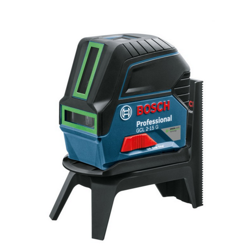 BOSCH GCL2-15G เลเซอร์กำหนดแนวเส้น กากบาท ระยะ 15 เมตร เลเซอร์สีเขียว #0601066J00 ใช้ขา BT150